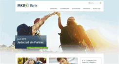 Desktop Screenshot of mkb-bank.de